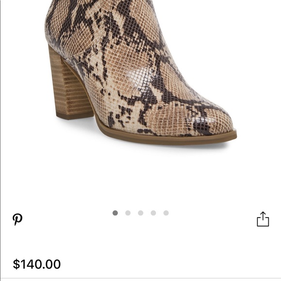 New! Anne Klein Snake Niccie Booties Size 7M - Picture 3 of 3